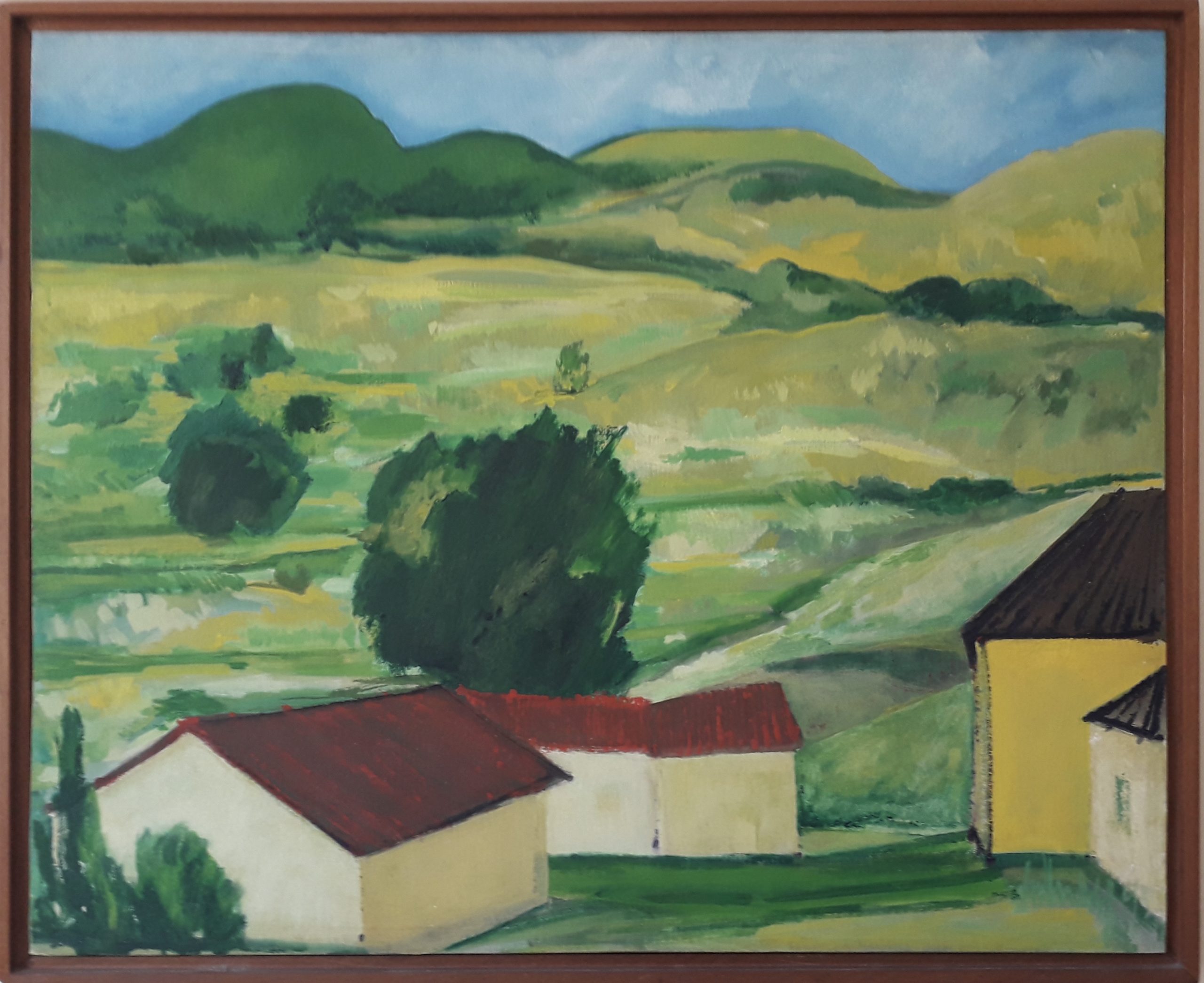 Quadro de Carlos Wolney do acervo pessoal da autora do texto